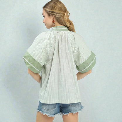 'Sagebrush Stripes' Top