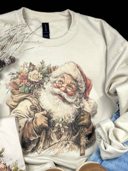 'Vintage Christmas' Crewneck