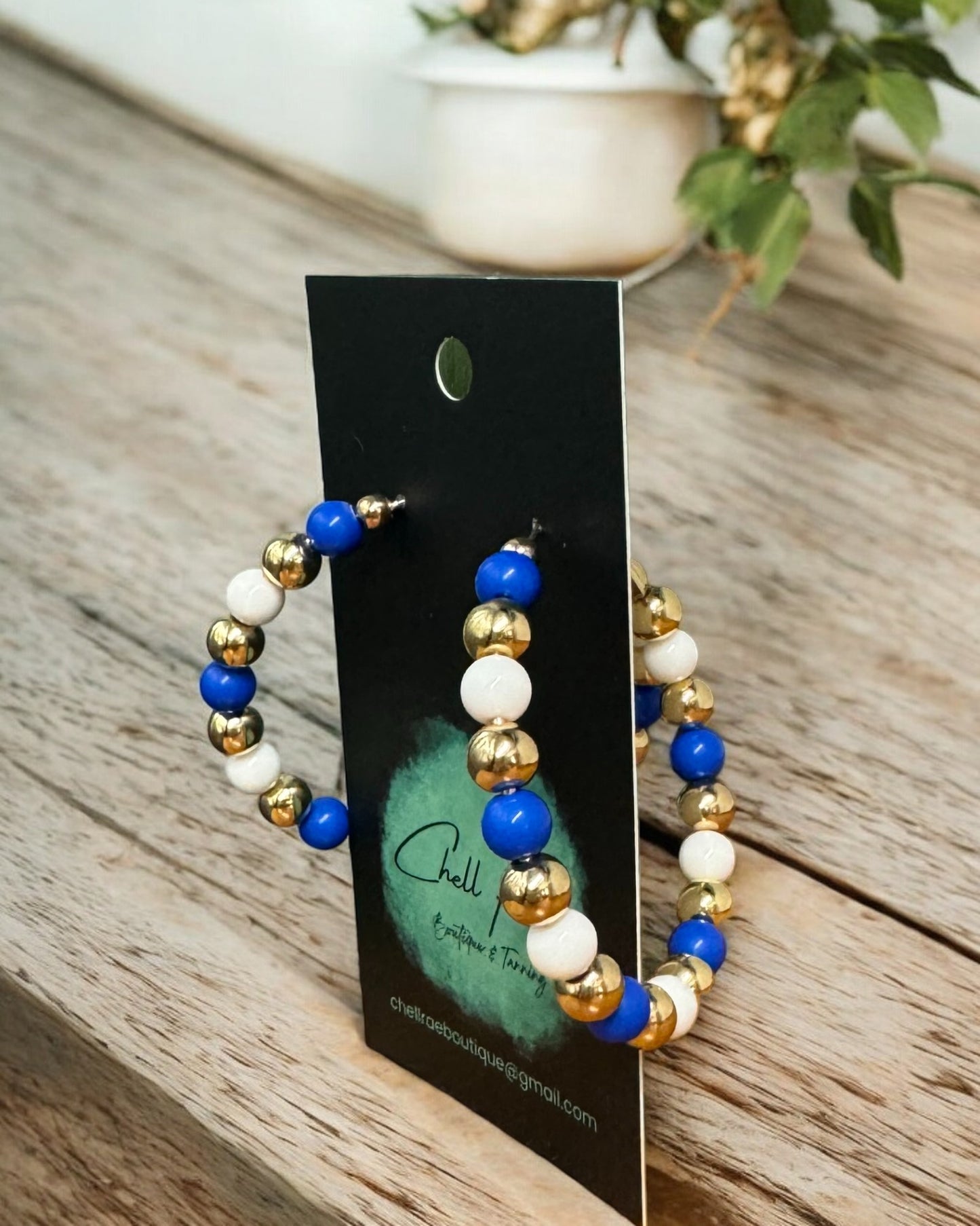'End Zone Elegance' Earrings