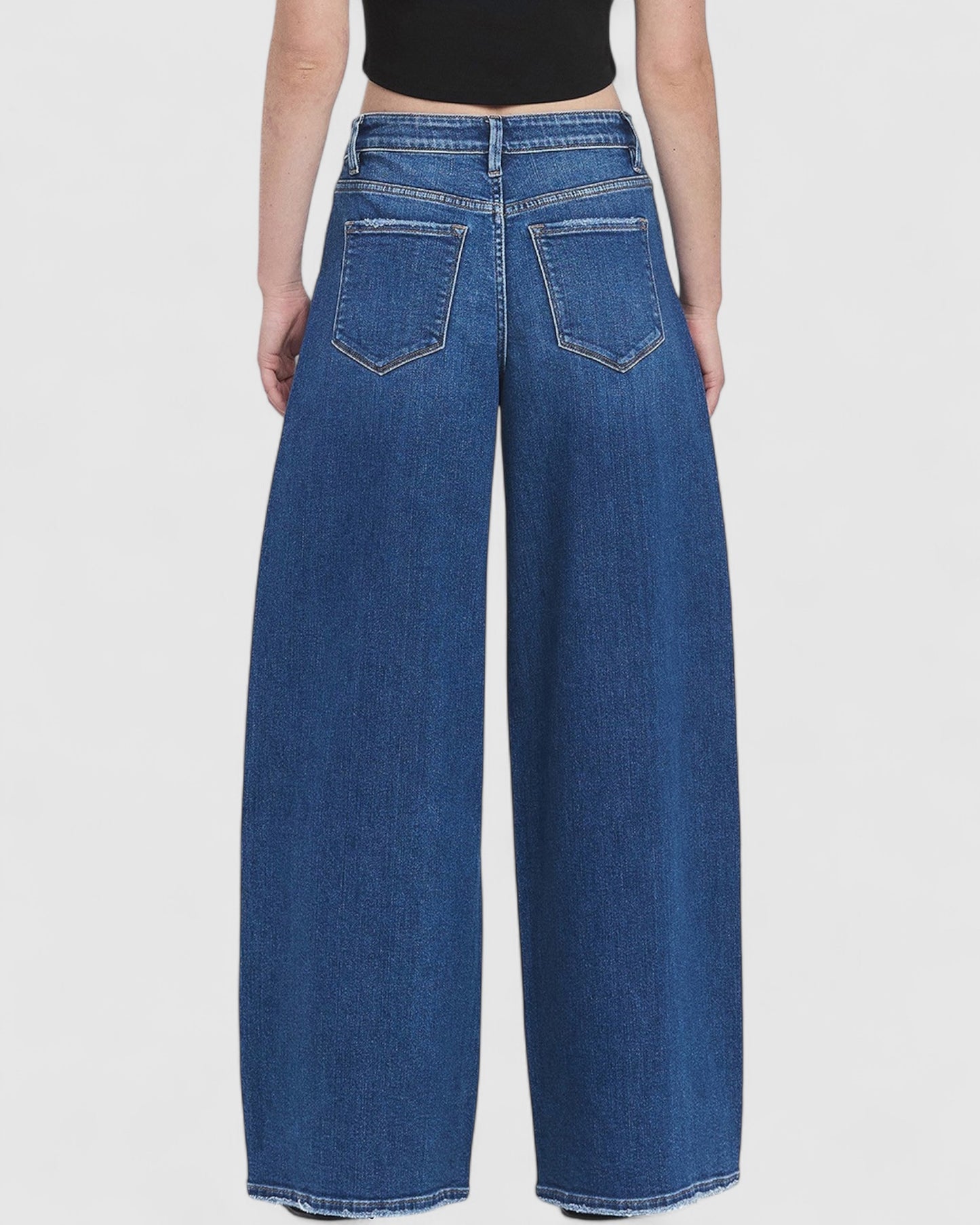 'Sky Harbor' Wide Leg Jeans