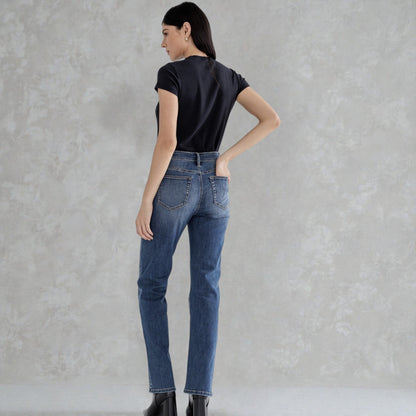 'Hillside Avenue' Straight Leg Jeans