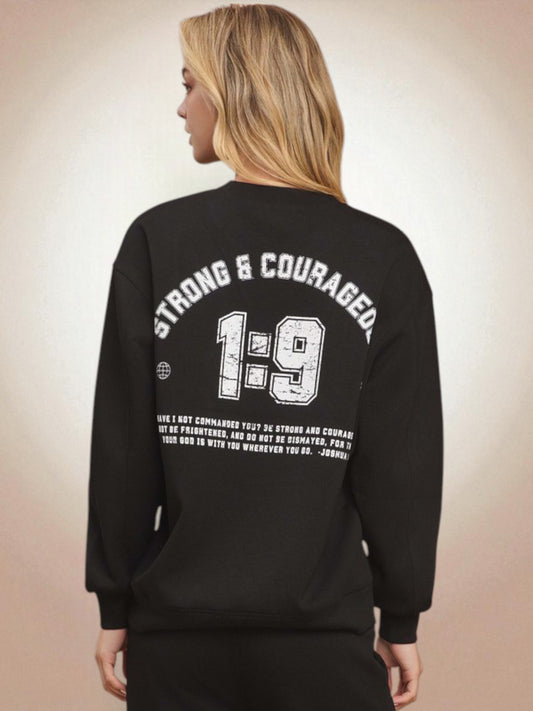 'Strong & Courageous' Crewneck