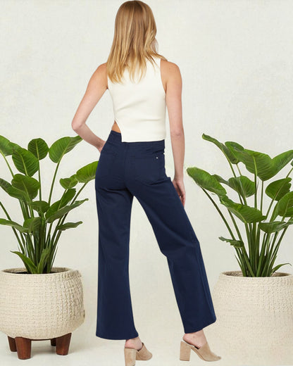 'True Navy' Wide Leg
