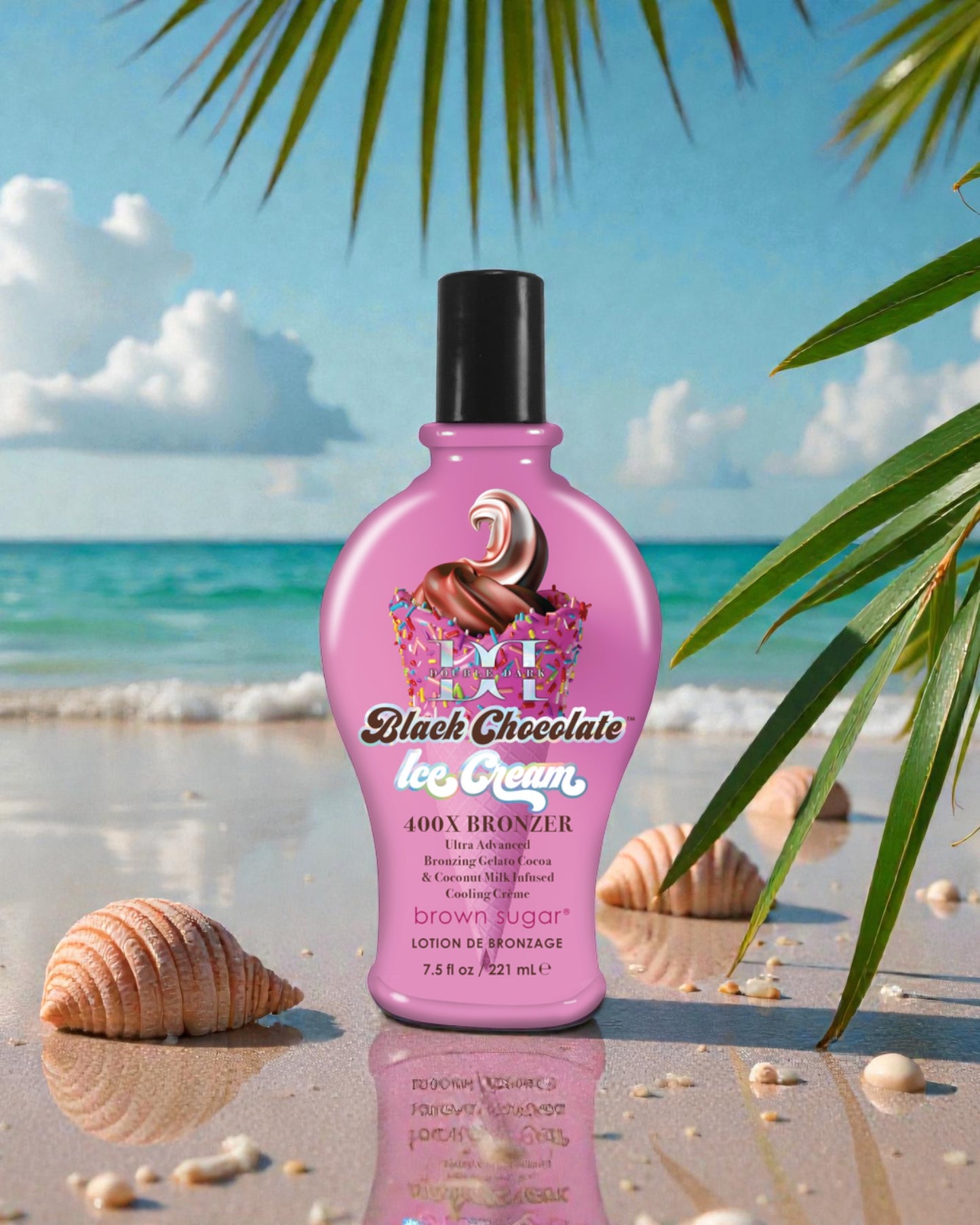 Tan Incorporated Double Dark Black Chocolate Iced Cream