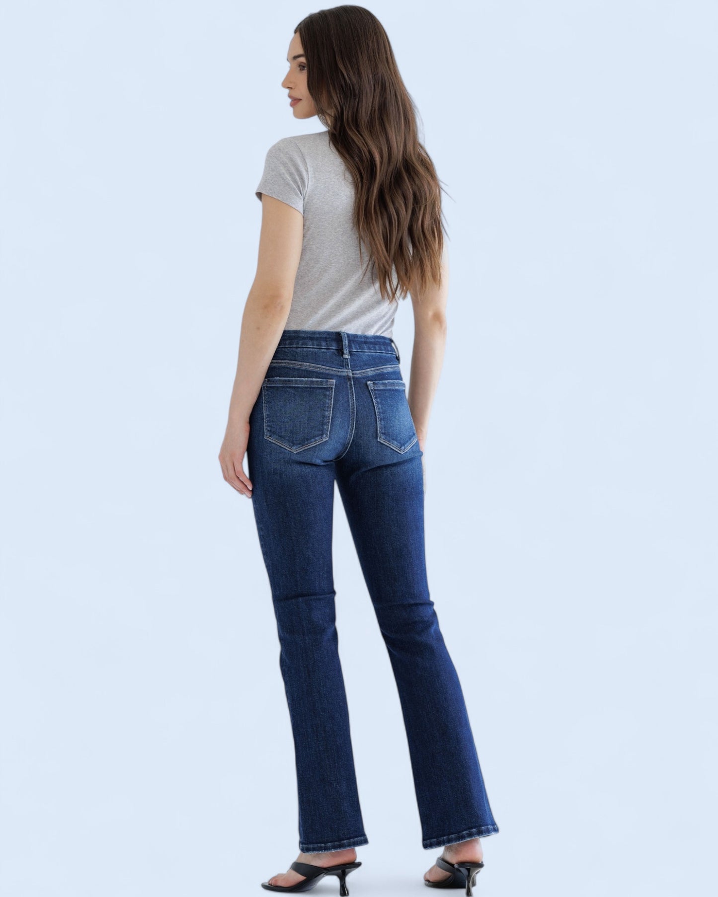 'Bulls Eye' Mid-rise Jeans
