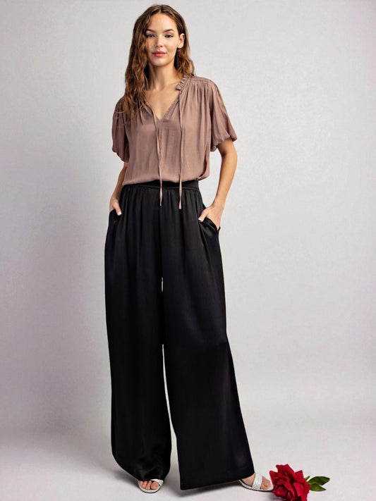 'Downtown Satin' Pants