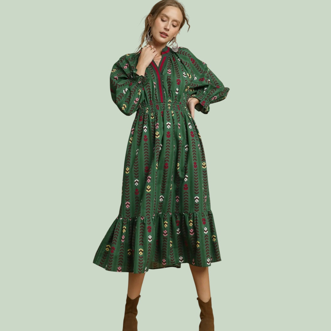 'Let's Groove' Midi Dress