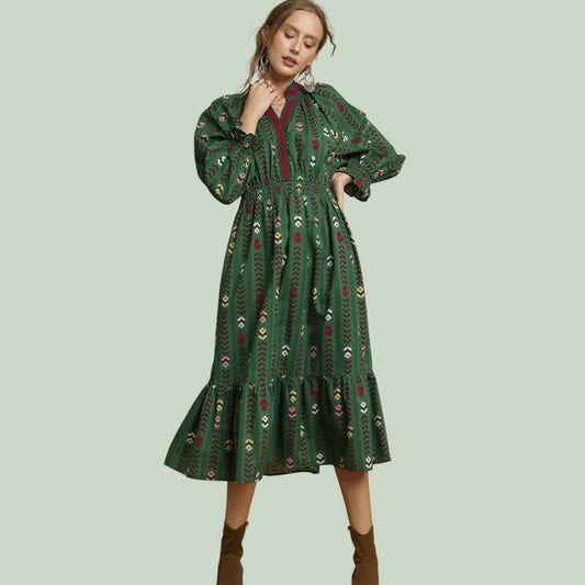 'Let's Groove' Midi Dress