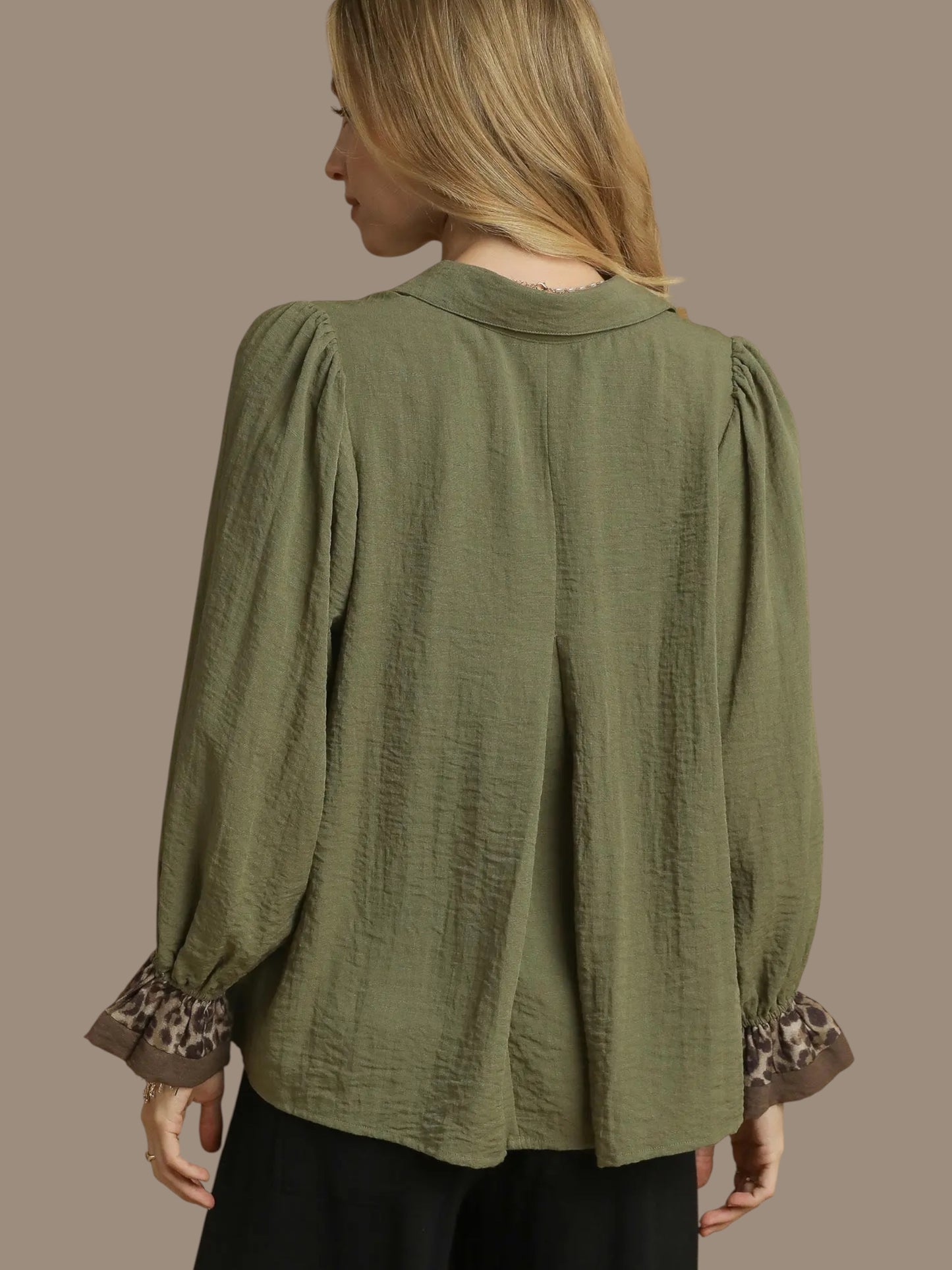 'Hidden Leopard' Top