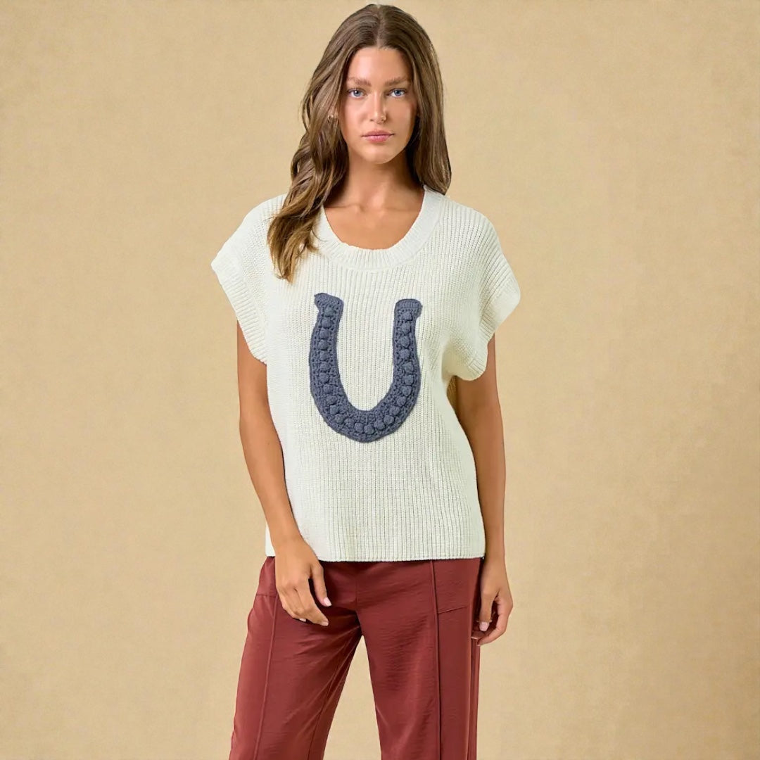 'Lucky One' Sweater Vest