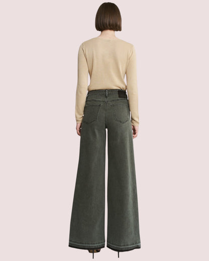 'Olive Luxe' Vintage Jeans