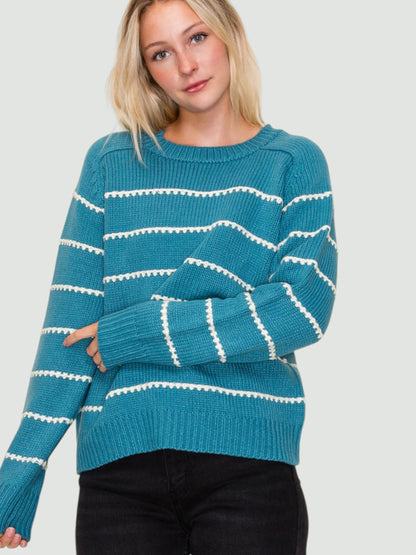 The 'Teal Knit' Sweater