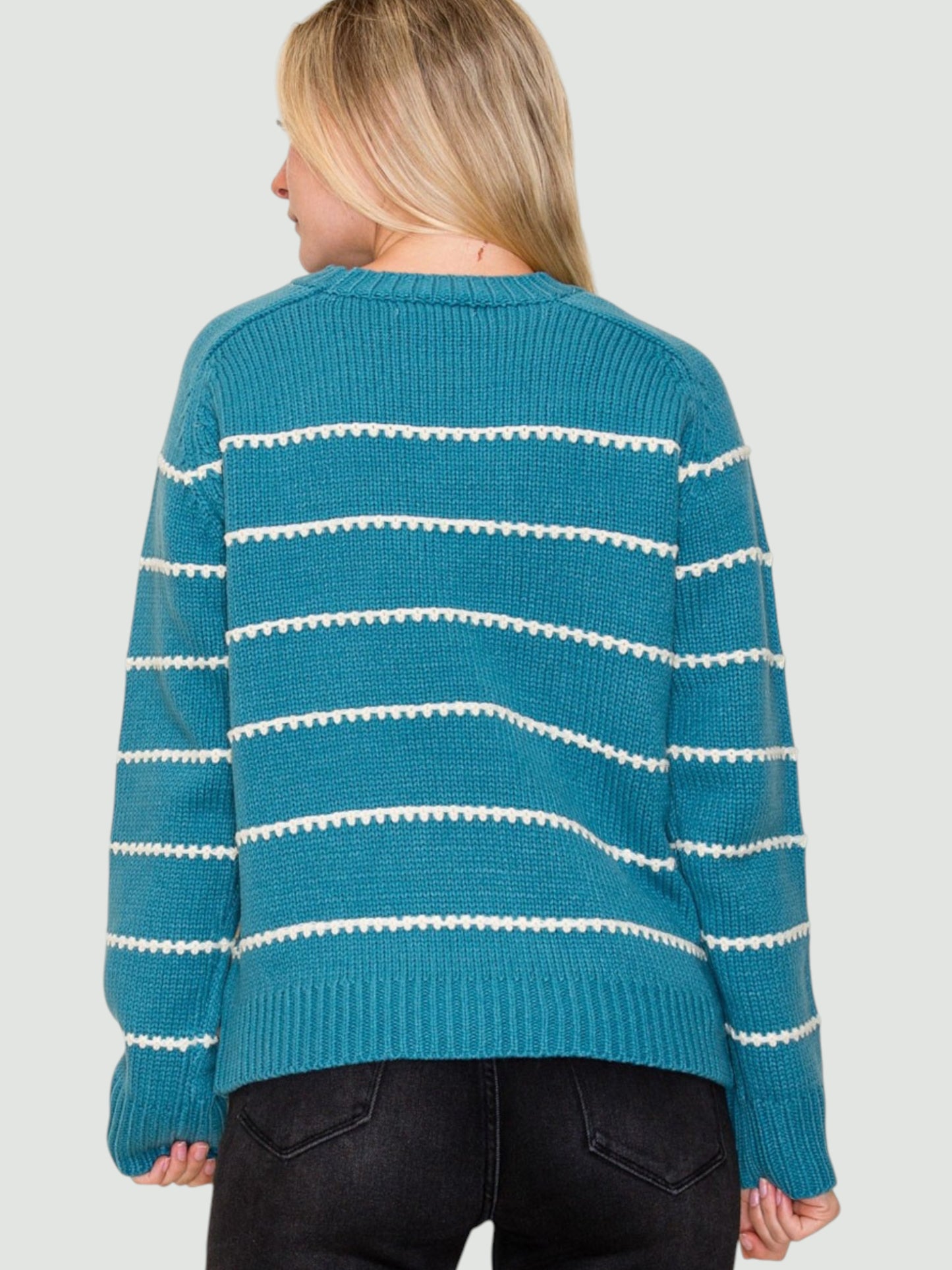The 'Teal Knit' Sweater